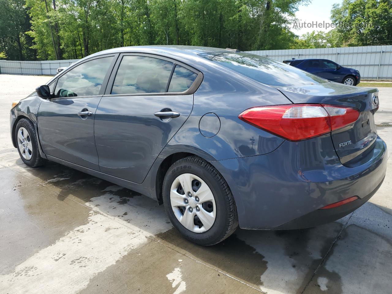 2016 Kia Forte Lx Blue vin: KNAFK4A6XG5611369