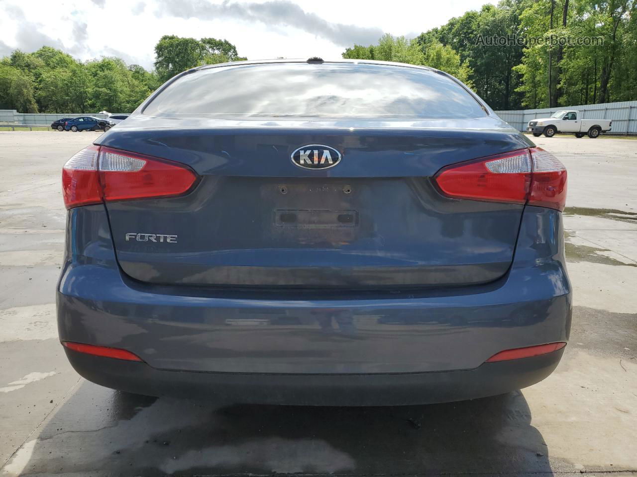 2016 Kia Forte Lx Blue vin: KNAFK4A6XG5611369