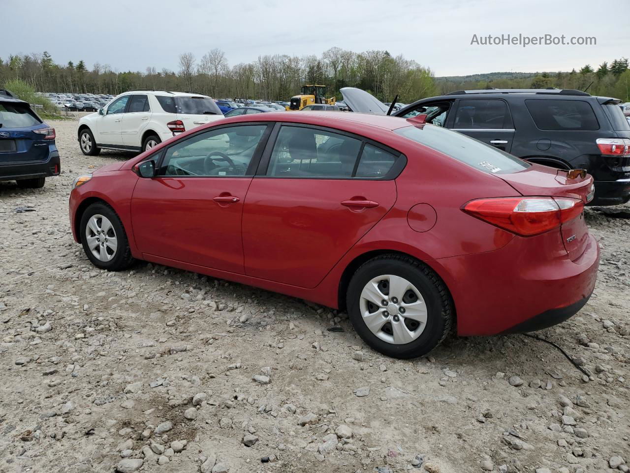 2016 Kia Forte Lx Red vin: KNAFK4A6XG5611694