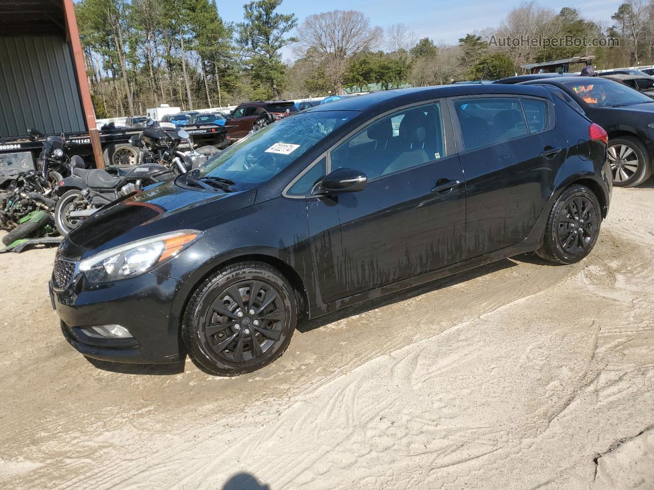 2016 Kia Forte Lx Black vin: KNAFK5A80G5574288