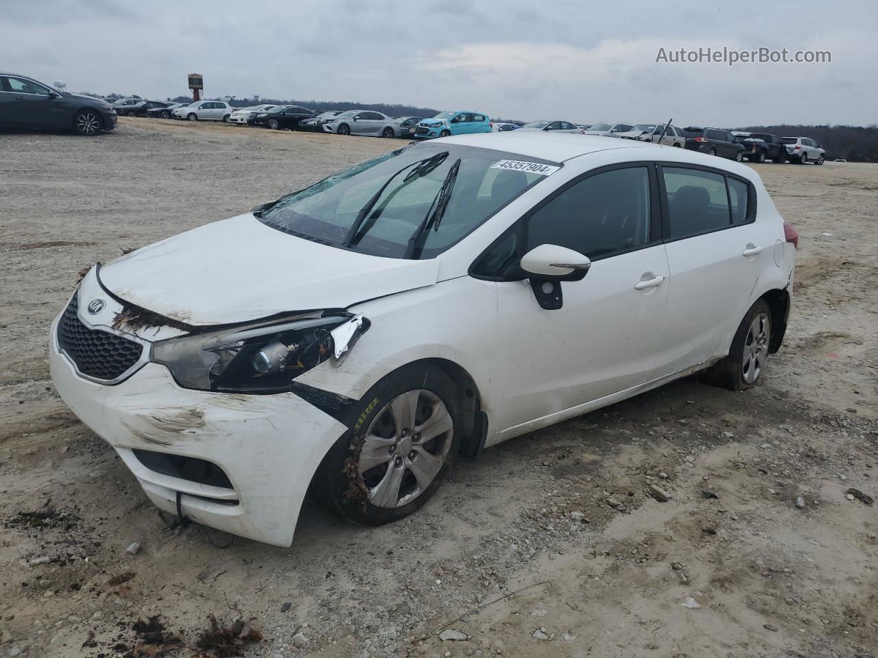 2016 Kia Forte Lx Белый vin: KNAFK5A81G5573585