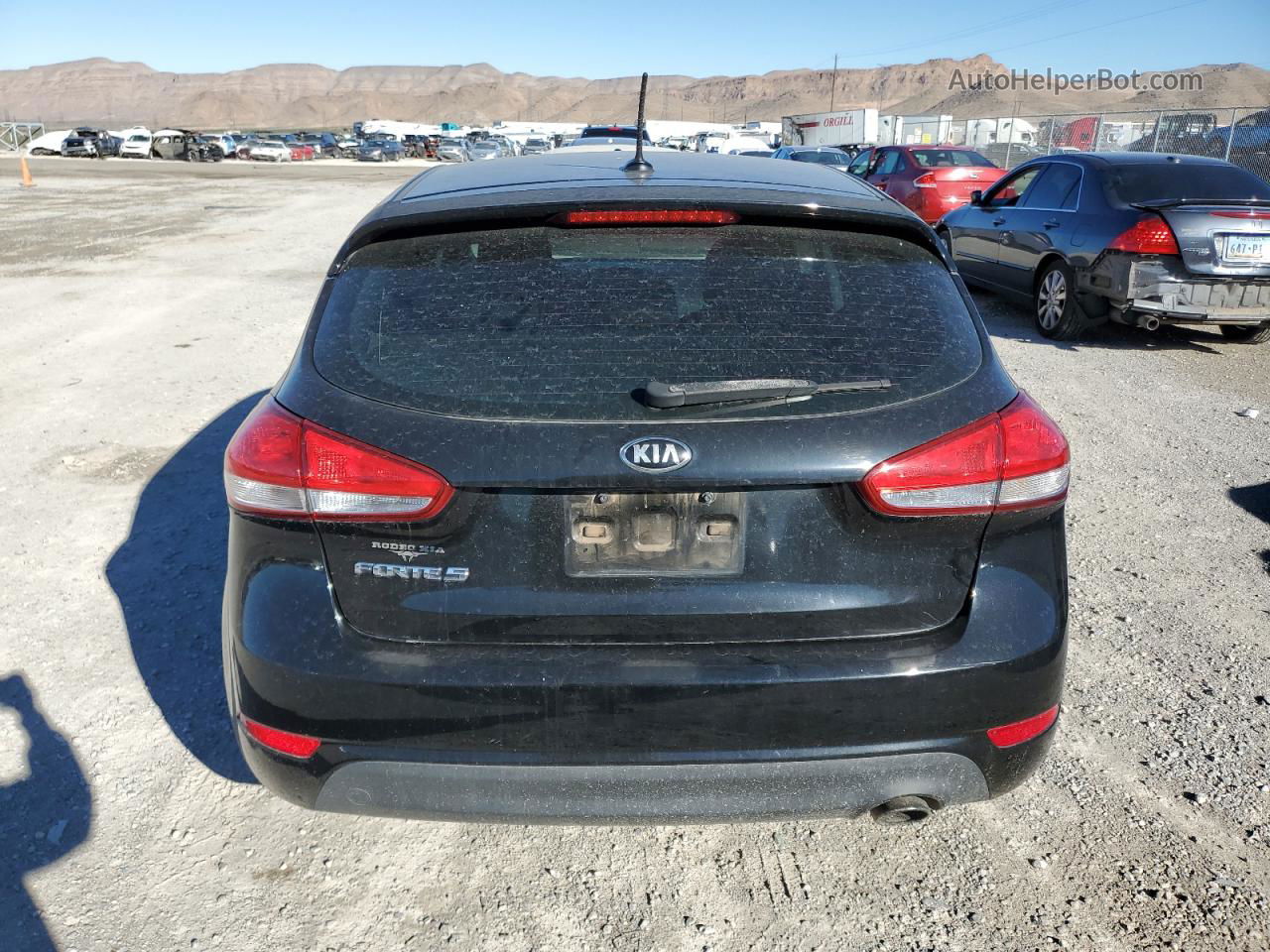 2016 Kia Forte Lx Black vin: KNAFK5A81G5648334