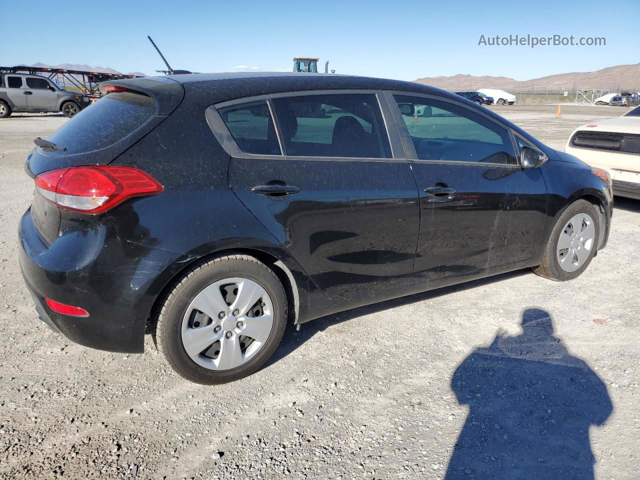 2016 Kia Forte Lx Black vin: KNAFK5A81G5648334