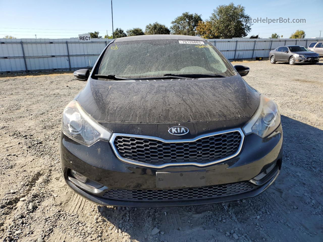 2016 Kia Forte Lx Black vin: KNAFK5A81G5652819