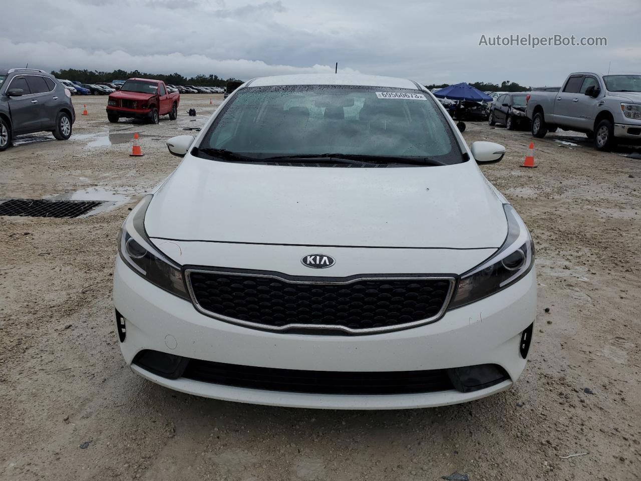 2017 Kia Forte Lx Белый vin: KNAFK5A81H5677009