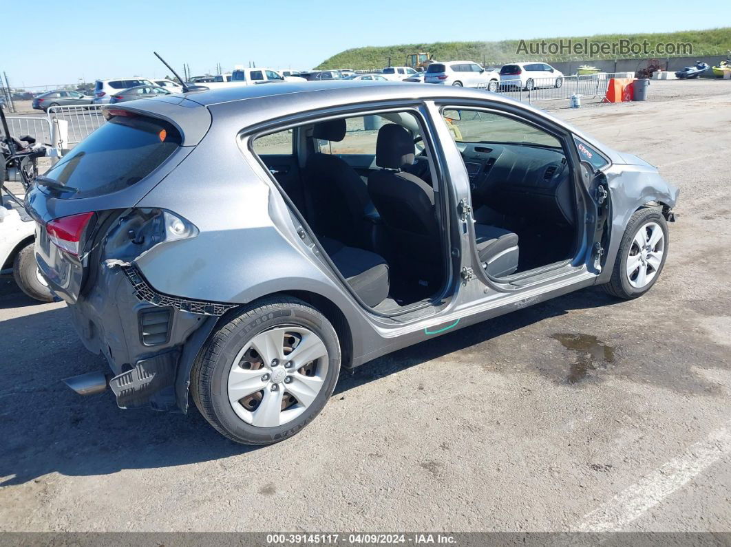 2016 Kia Forte Lx Gray vin: KNAFK5A82G5584806