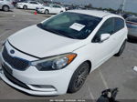 2016 Kia Forte Lx White vin: KNAFK5A82G5597913