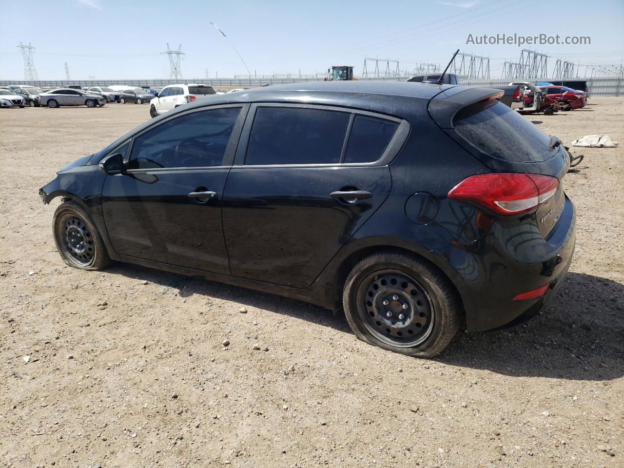 2016 Kia Forte Lx Черный vin: KNAFK5A82G5630571