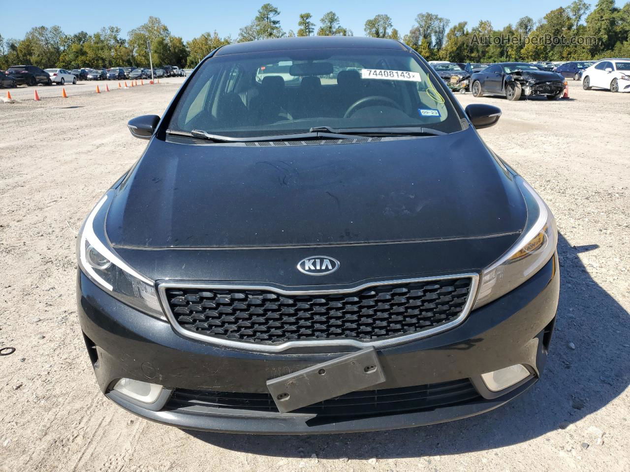 2017 Kia Forte Lx Черный vin: KNAFK5A82H5693428