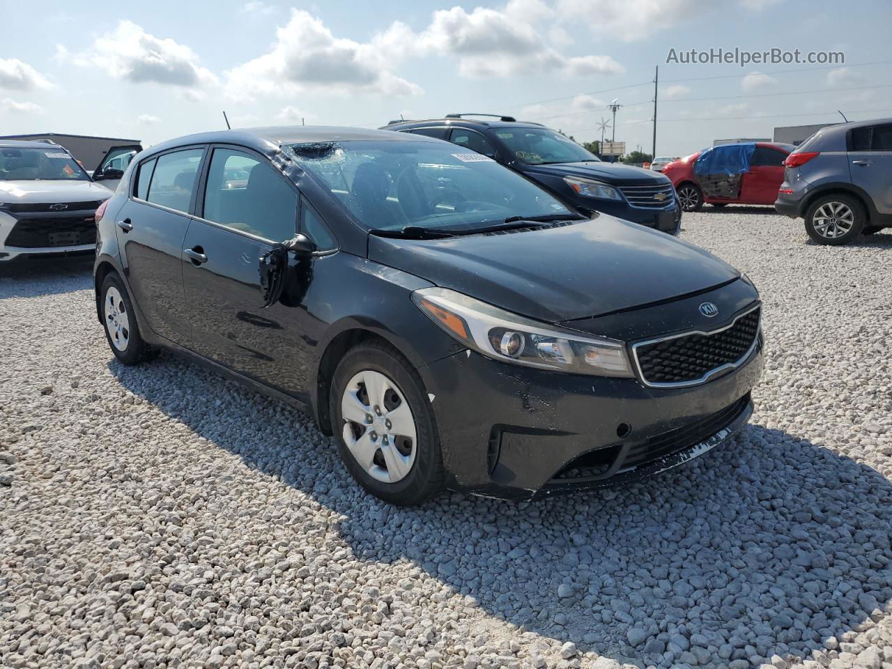 2017 Kia Forte Lx Black vin: KNAFK5A82H5727108