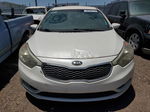 2016 Kia Forte Lx White vin: KNAFK5A83G5547165