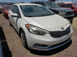 2016 Kia Forte Lx White vin: KNAFK5A83G5547165