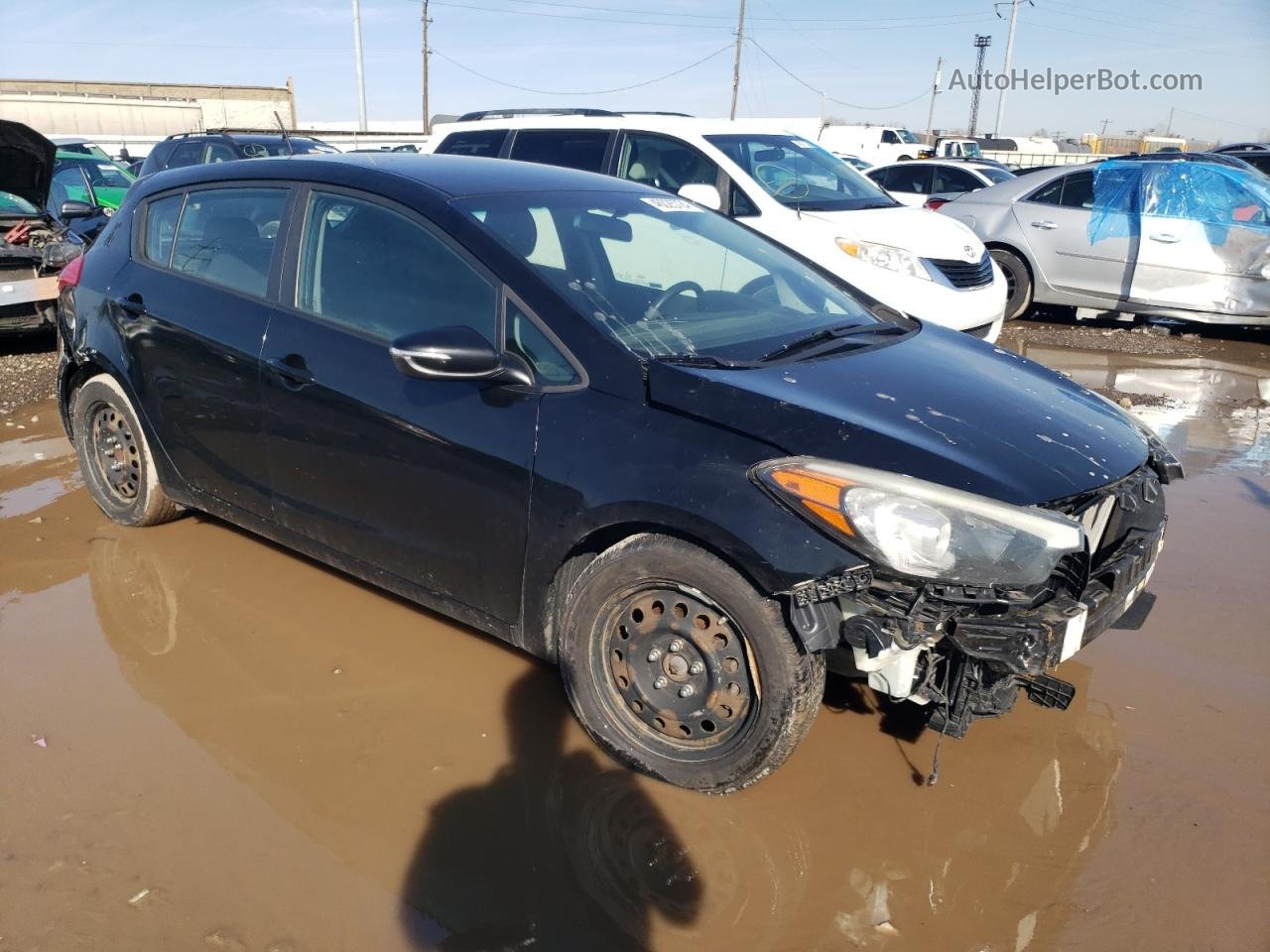 2016 Kia Forte Lx Black vin: KNAFK5A83G5597080