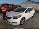 2016 Kia Forte Lx White vin: KNAFK5A84G5572799