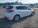 2016 Kia Forte Lx White vin: KNAFK5A84G5588761