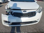 2016 Kia Forte Lx White vin: KNAFK5A84G5588761