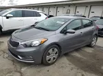 2016 Kia Forte Lx Gray vin: KNAFK5A84G5654614