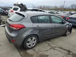 2016 Kia Forte Lx Gray vin: KNAFK5A84G5654614