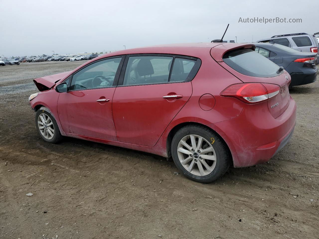 2017 Kia Forte Lx Red vin: KNAFK5A84H5706762