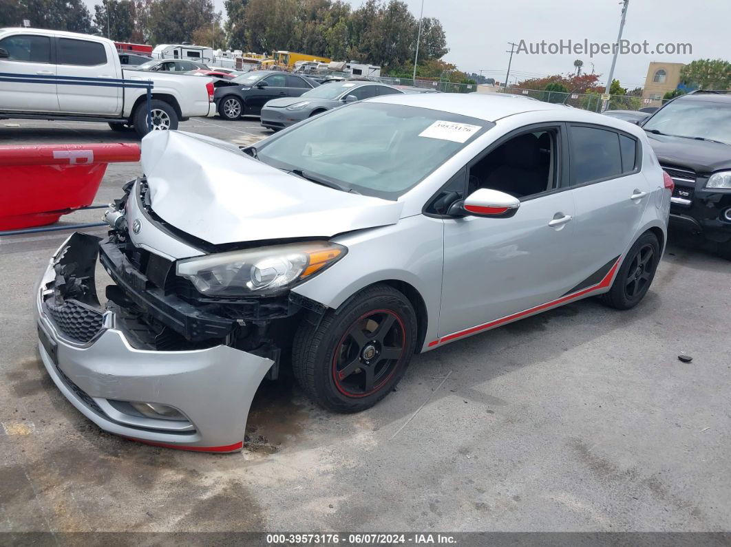 2016 Kia Forte Lx Silver vin: KNAFK5A85G5547782