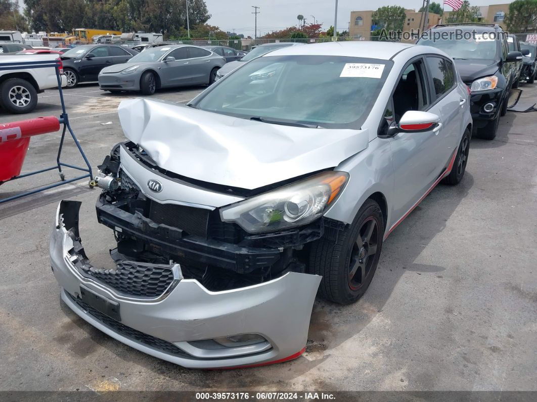 2016 Kia Forte Lx Silver vin: KNAFK5A85G5547782