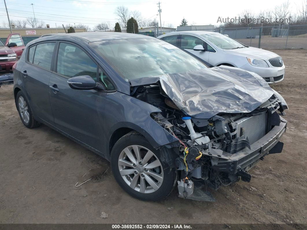 2016 Kia Forte Lx Blue vin: KNAFK5A85G5659031