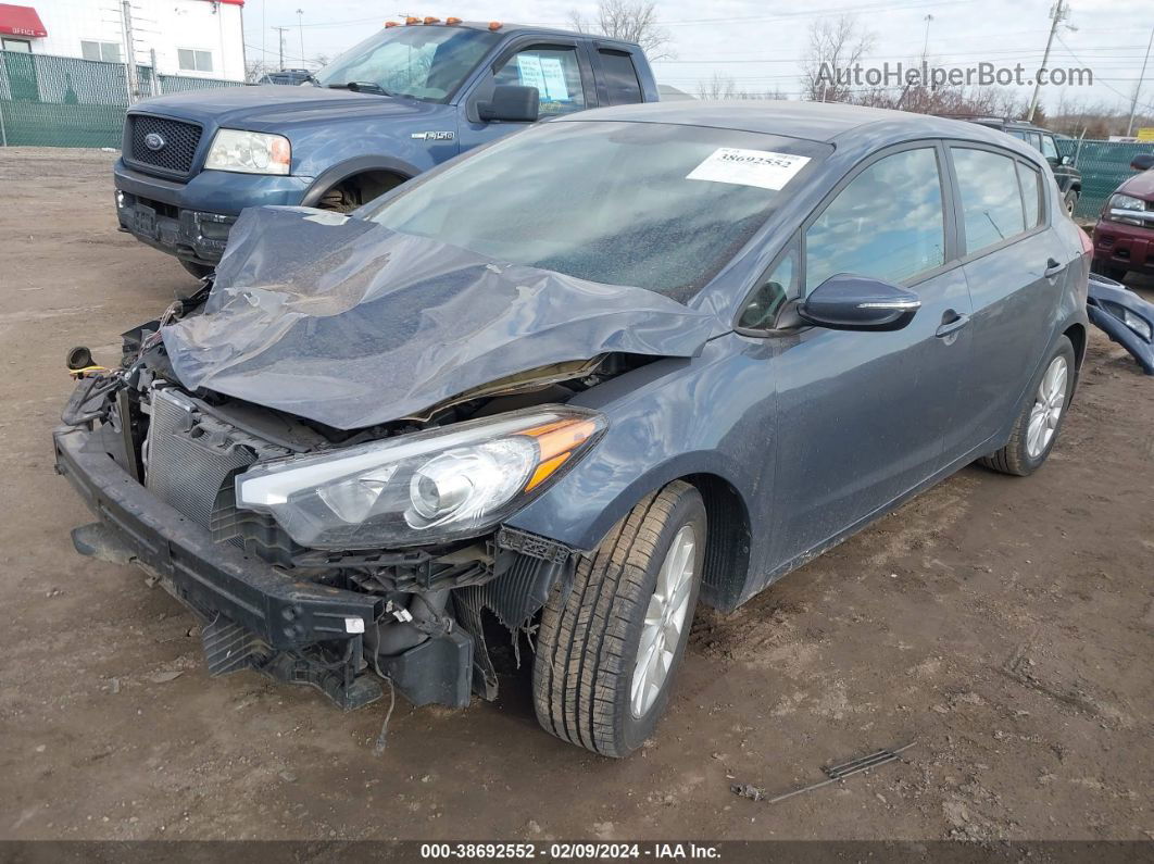 2016 Kia Forte Lx Синий vin: KNAFK5A85G5659031