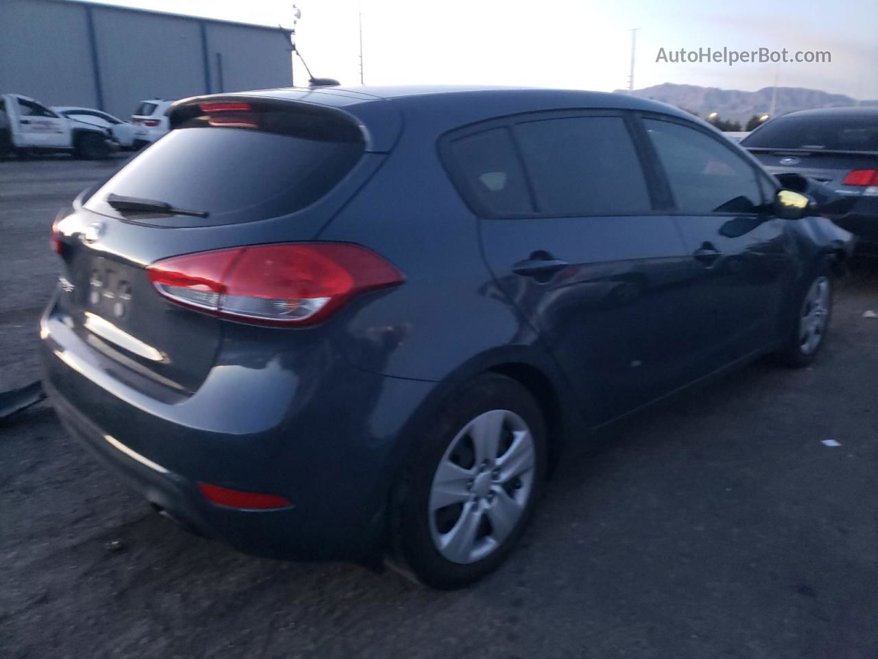 2016 Kia Forte Lx Charcoal vin: KNAFK5A86G5584677