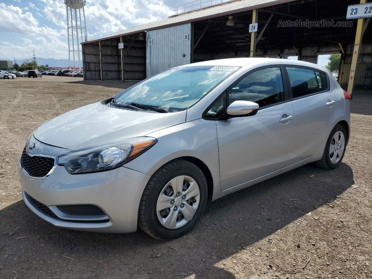 2016 Kia Forte Lx Silver vin: KNAFK5A86G5654498