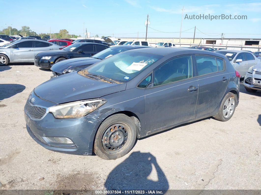 2016 Kia Forte Lx Gray vin: KNAFK5A8XG5547244