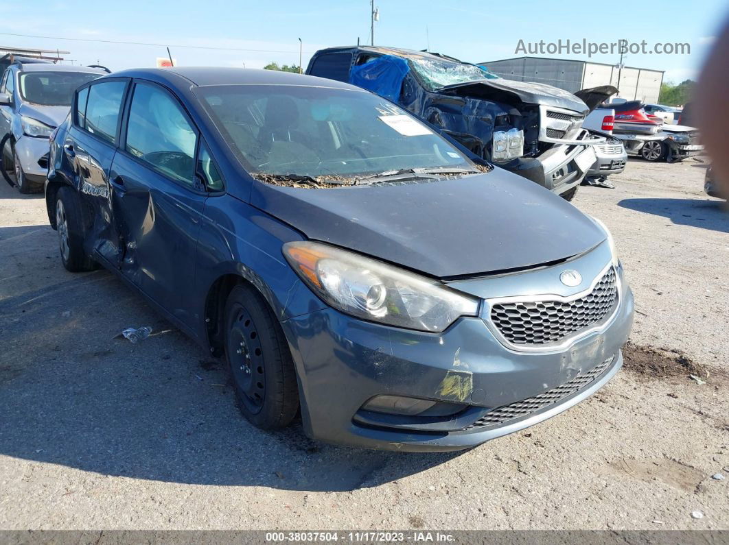 2016 Kia Forte Lx Gray vin: KNAFK5A8XG5547244