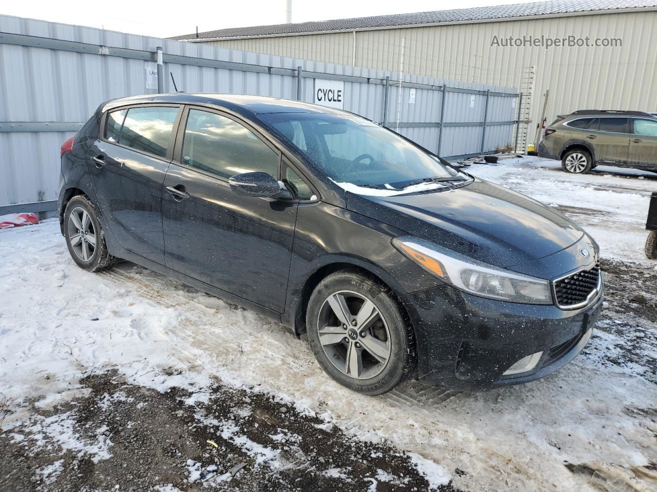 2018 Kia Forte Lx Black vin: KNAFK5A8XJ5771511