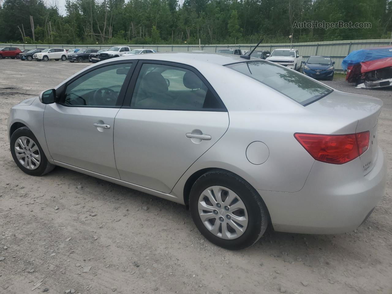 2012 Kia Forte Lx Silver vin: KNAFT4A20C5467352