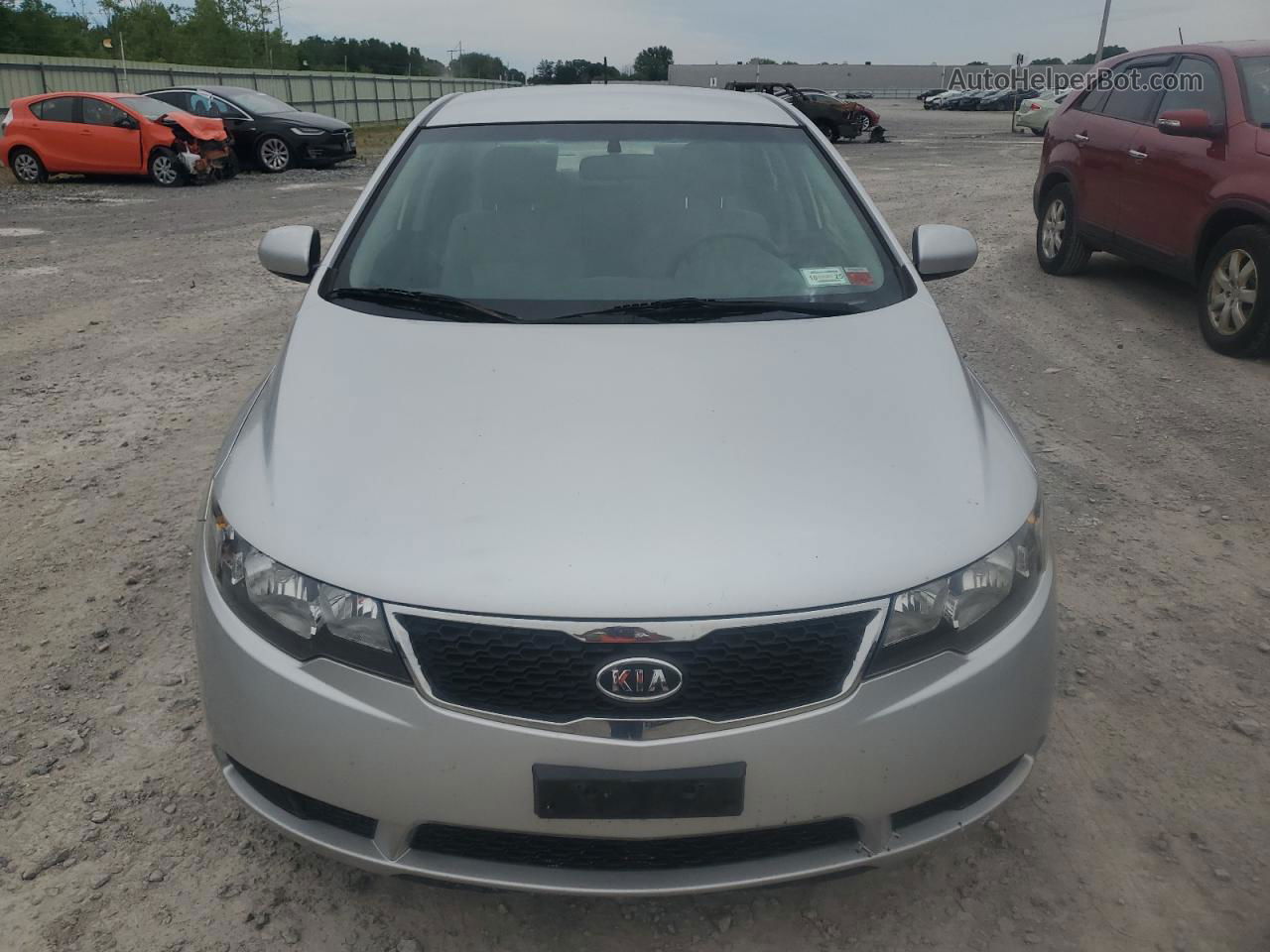 2012 Kia Forte Lx Silver vin: KNAFT4A20C5467352