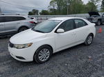 2012 Kia Forte Lx White vin: KNAFT4A20C5486208