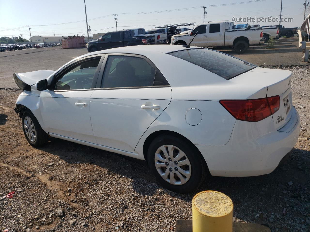 2012 Kia Forte Lx White vin: KNAFT4A20C5517036