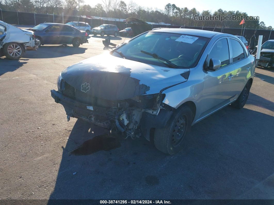 2012 Kia Forte Lx Silver vin: KNAFT4A20C5563921