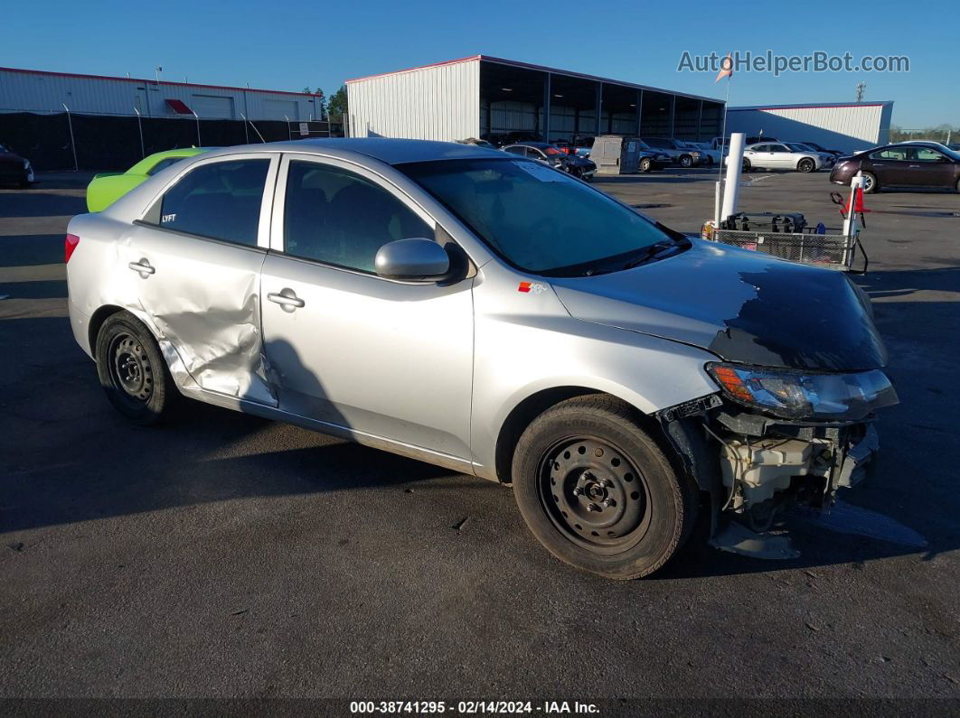 2012 Kia Forte Lx Silver vin: KNAFT4A20C5563921