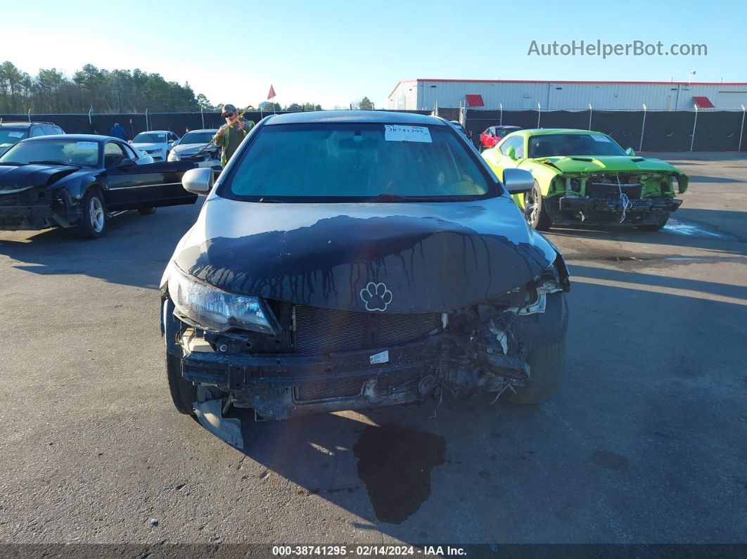 2012 Kia Forte Lx Silver vin: KNAFT4A20C5563921