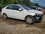 2012 Kia Forte Lx White vin: KNAFT4A20C5574028