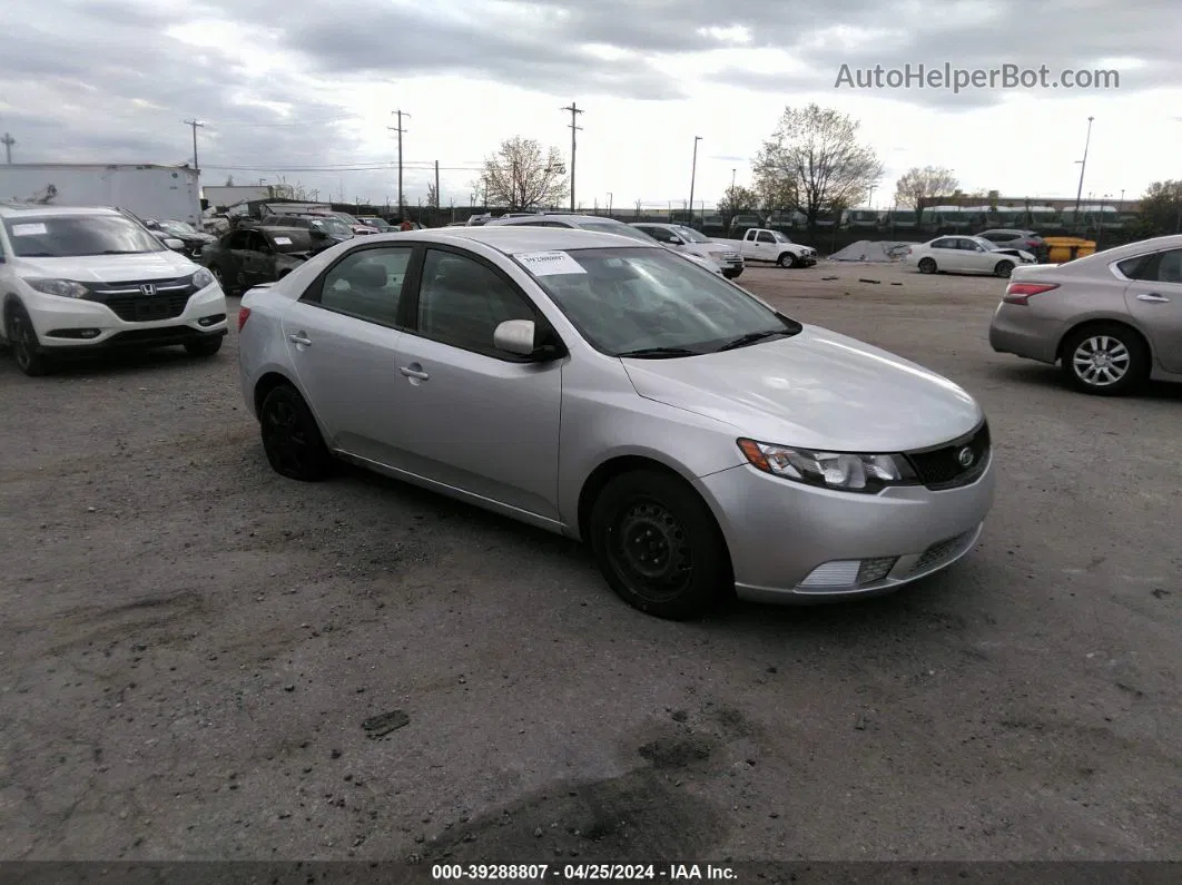 2012 Kia Forte Lx Silver vin: KNAFT4A21C5607473