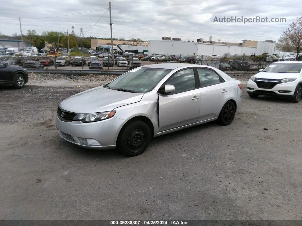 2012 Kia Forte Lx Silver vin: KNAFT4A21C5607473