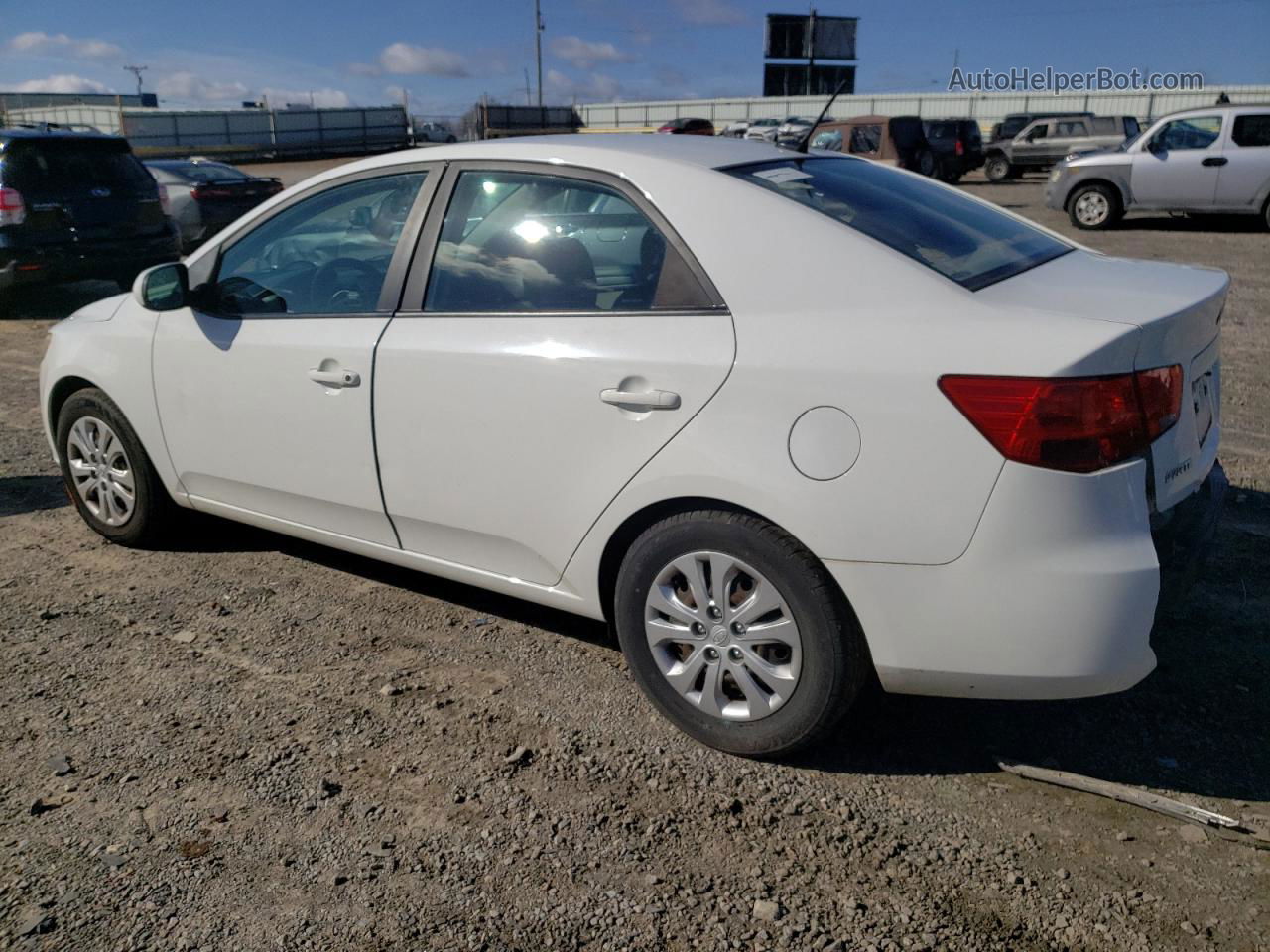 2012 Kia Forte Lx Белый vin: KNAFT4A22C5532685