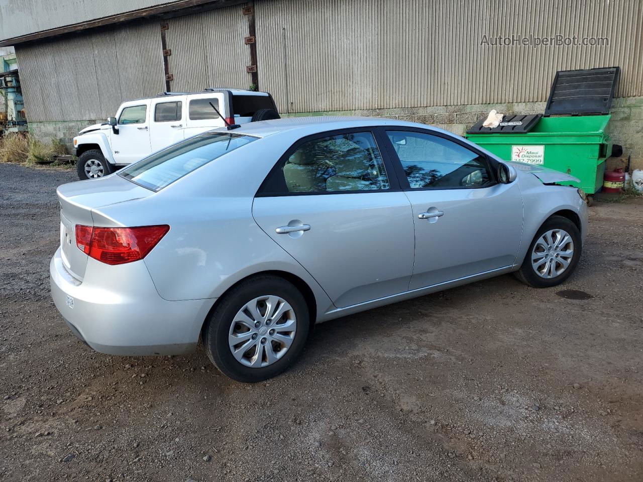 2012 Kia Forte Lx Silver vin: KNAFT4A22C5551446