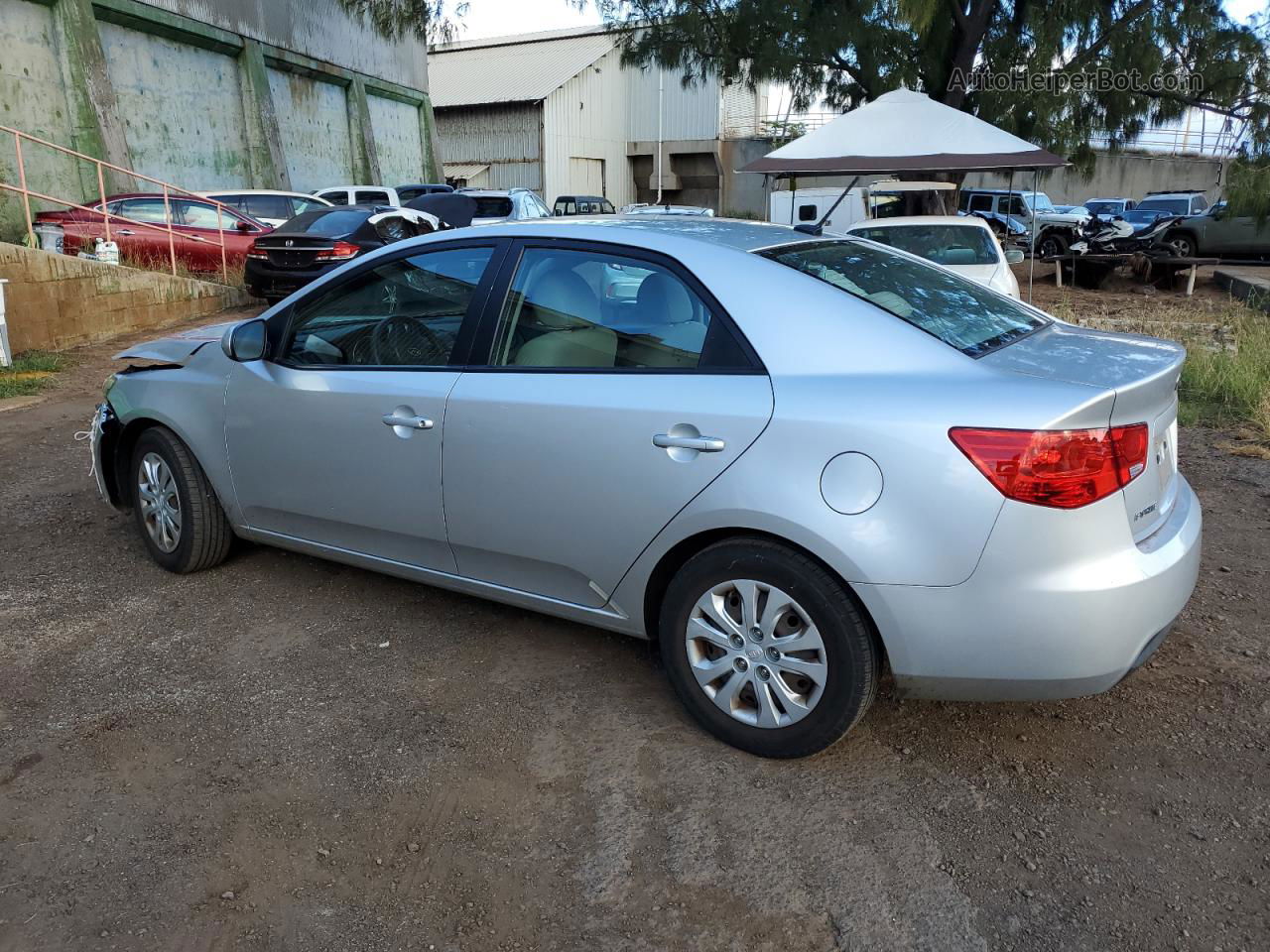 2012 Kia Forte Lx Silver vin: KNAFT4A22C5551446