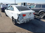 2012 Kia Forte Lx White vin: KNAFT4A22C5623164