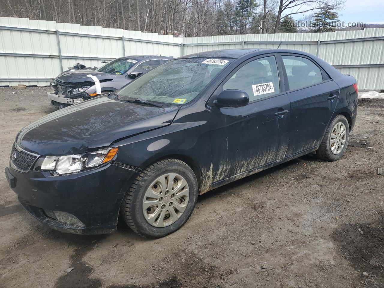 2012 Kia Forte Lx Black vin: KNAFT4A24C5485157