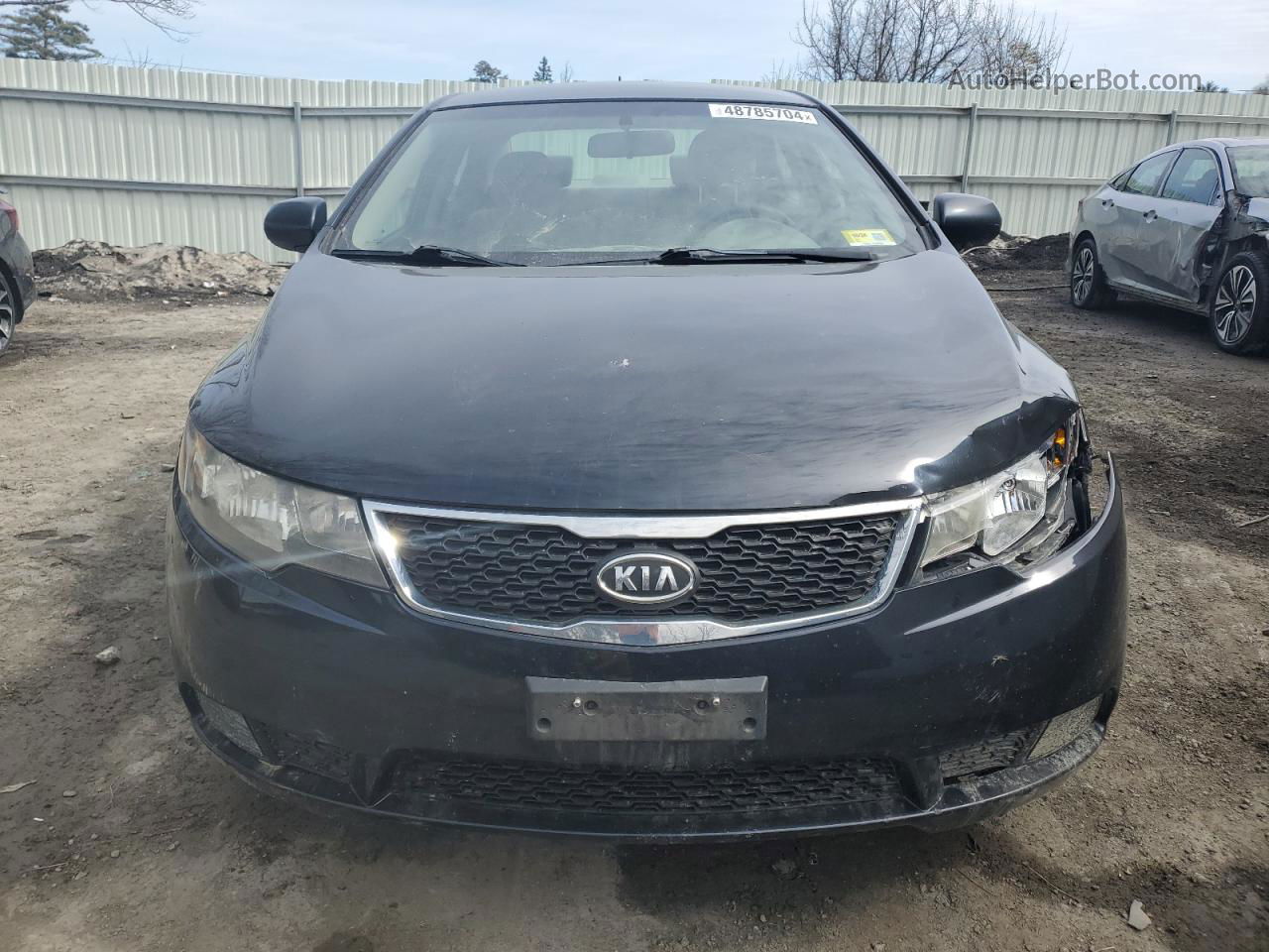 2012 Kia Forte Lx Black vin: KNAFT4A24C5485157