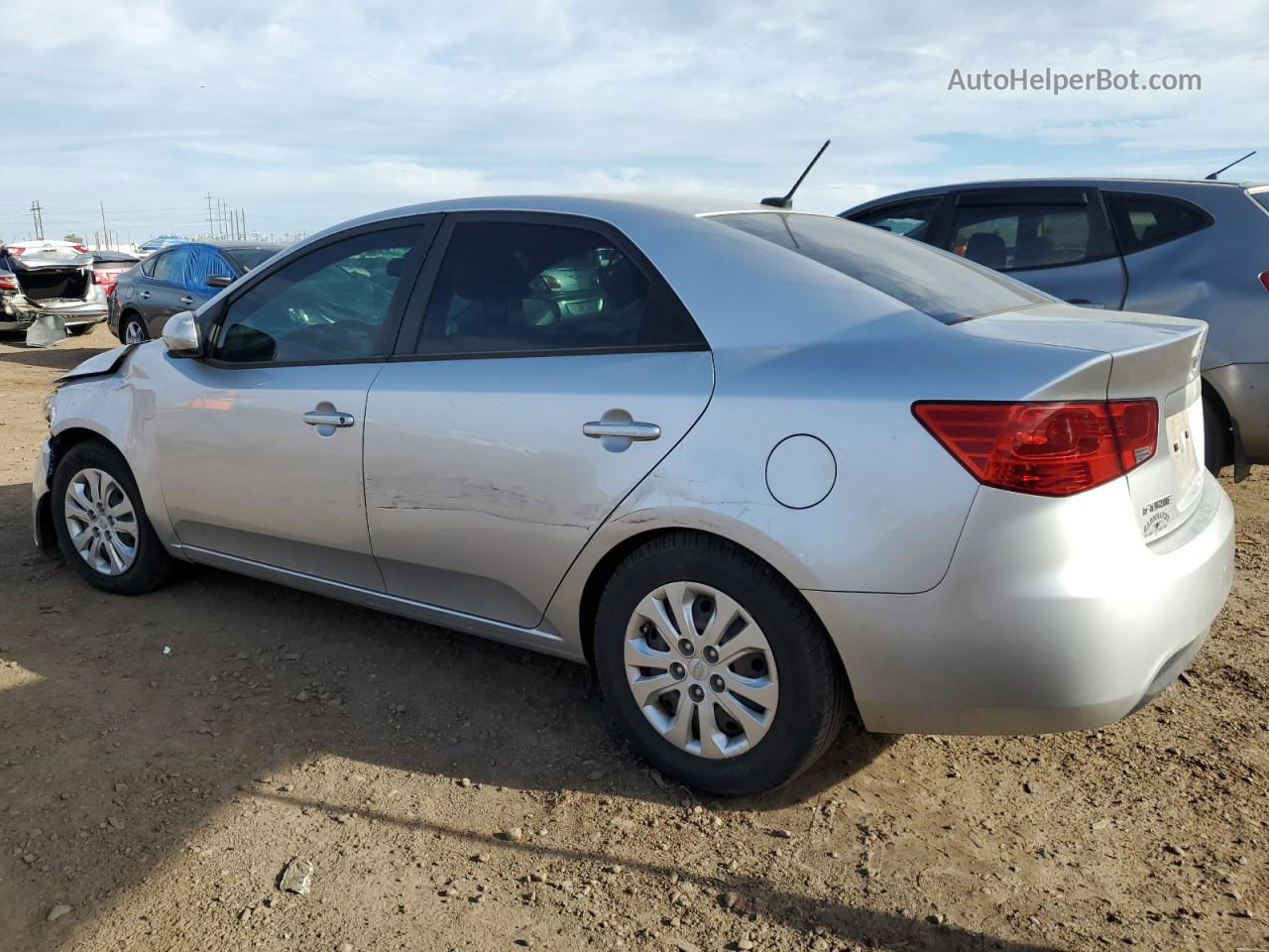 2012 Kia Forte Lx Silver vin: KNAFT4A24C5551447