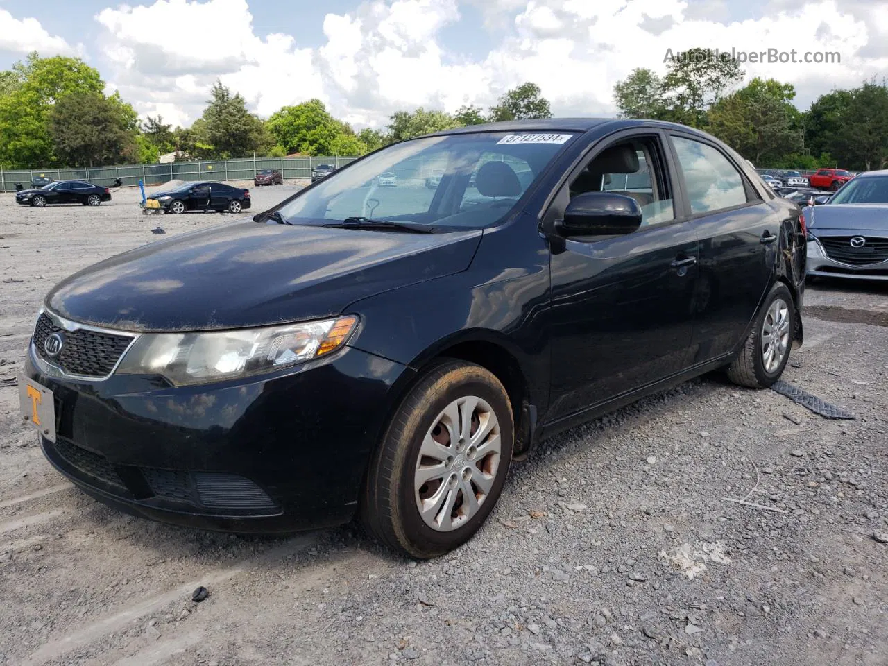 2012 Kia Forte Lx Black vin: KNAFT4A24C5639656